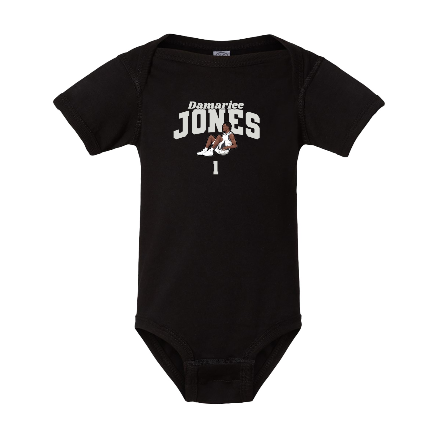 Baby Onesie — Signature Arch in Black
