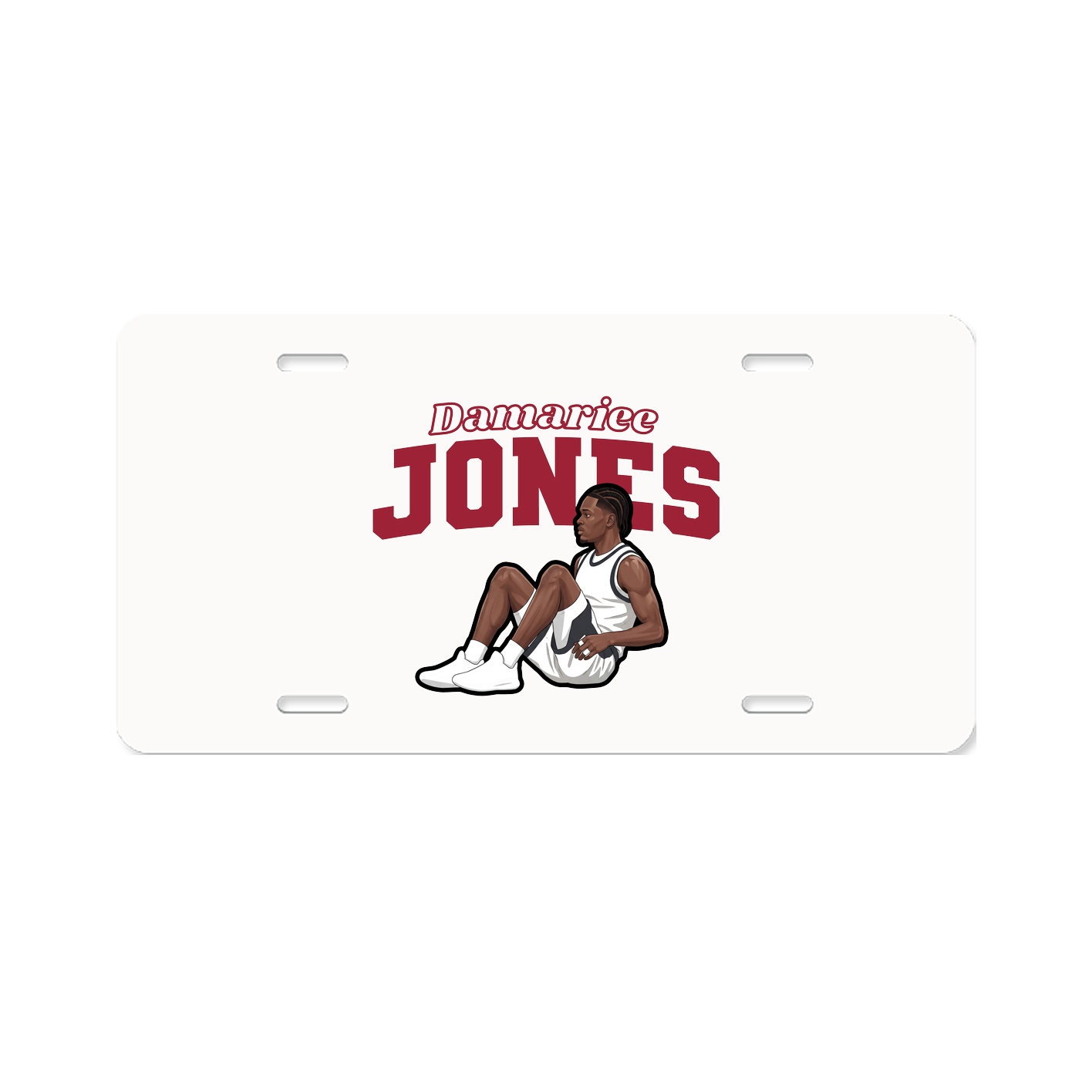 License Plate — Name Arch in Classic