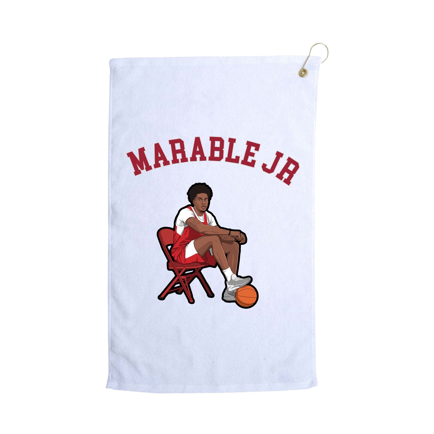 Golf Towel — Shirsey Arch in White