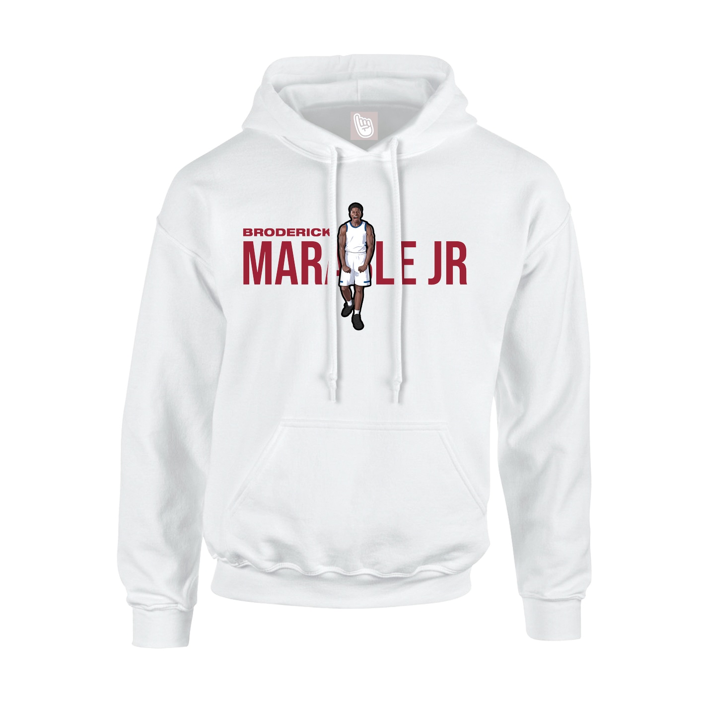 Hoodie — Player Name in White