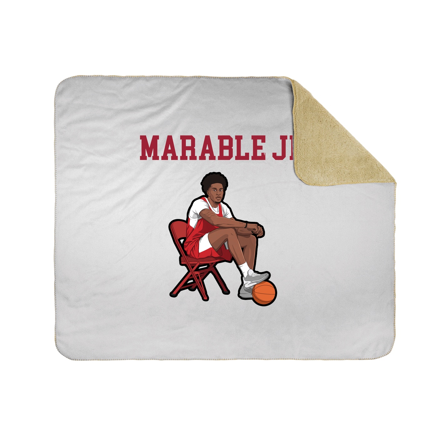 Throw Blanket — Shirsey in White