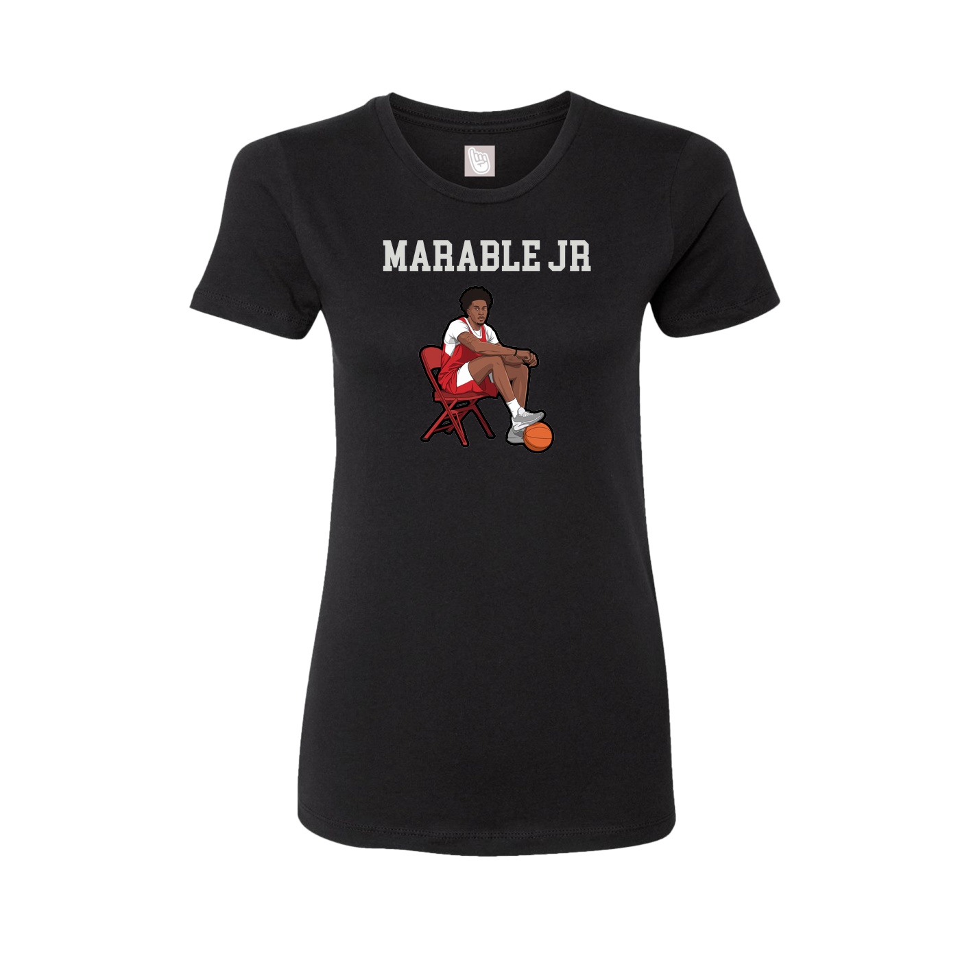 Fitted Women's Tee — Shirsey in Black