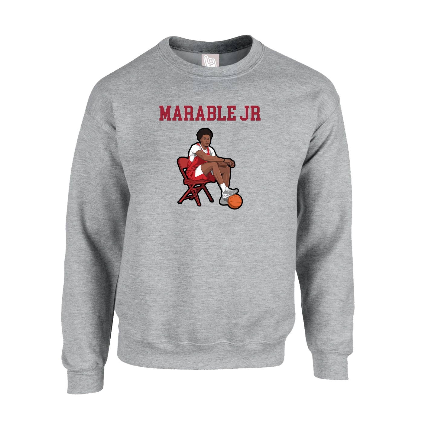 Fleece Crew — Shirsey in Grey