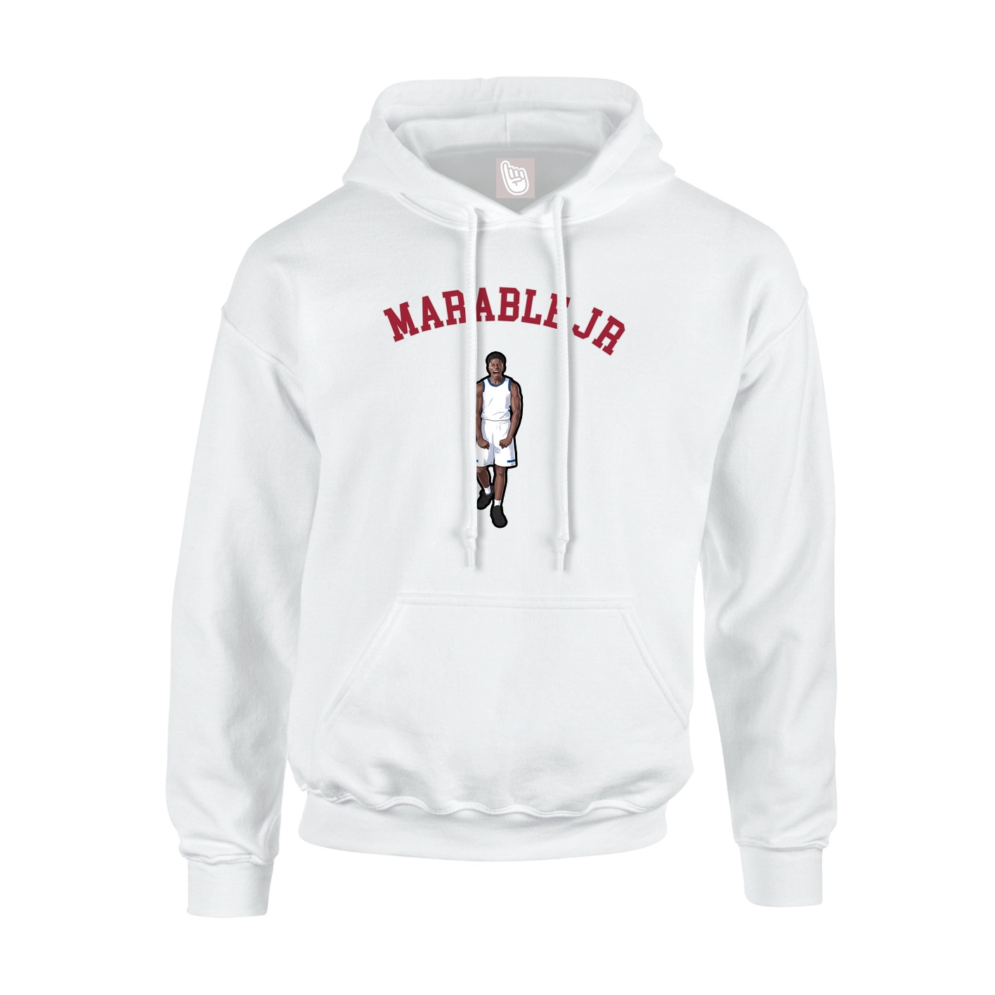 Youth Hoodie — Shirsey Arch in White