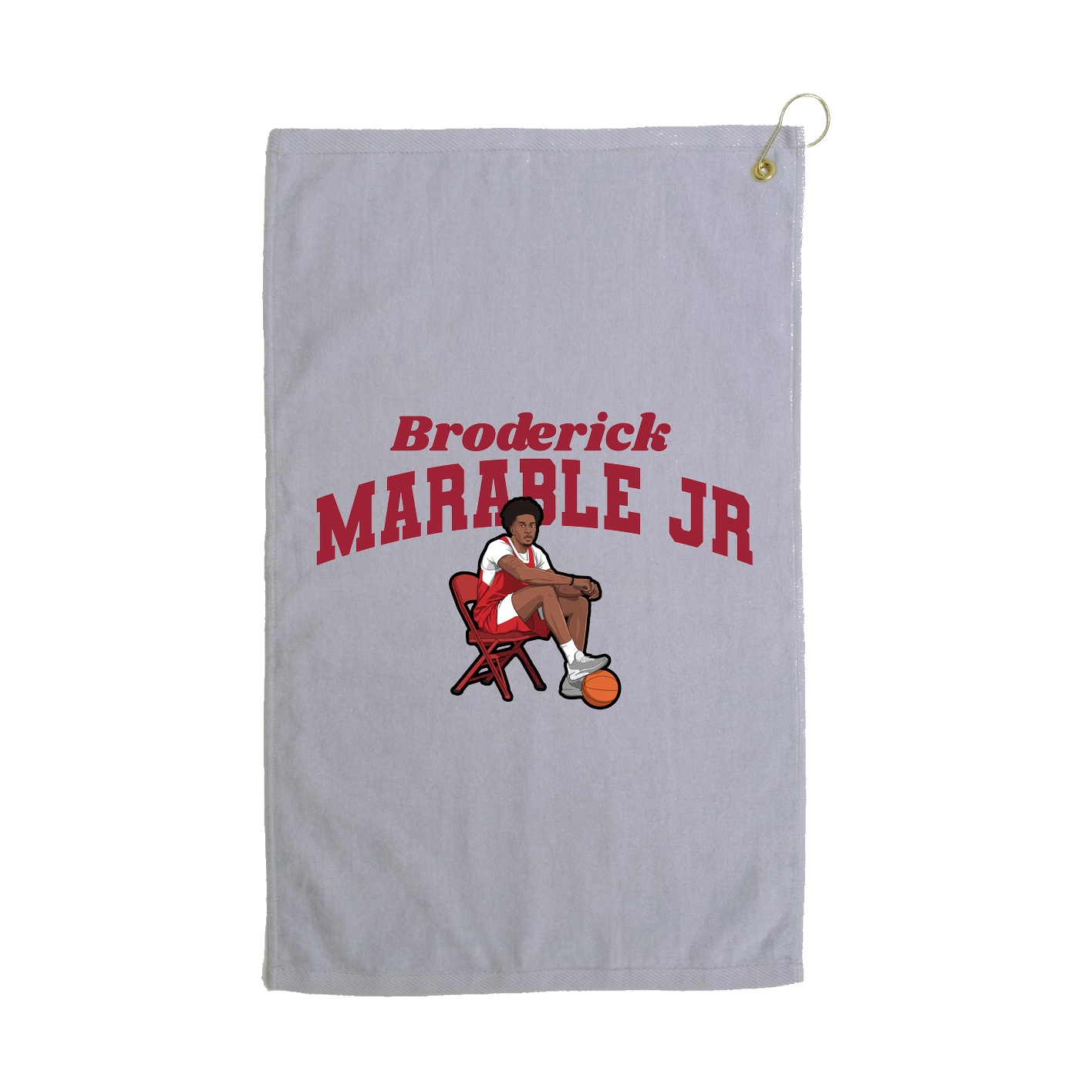 Golf Towel — Signature Arch in Grey