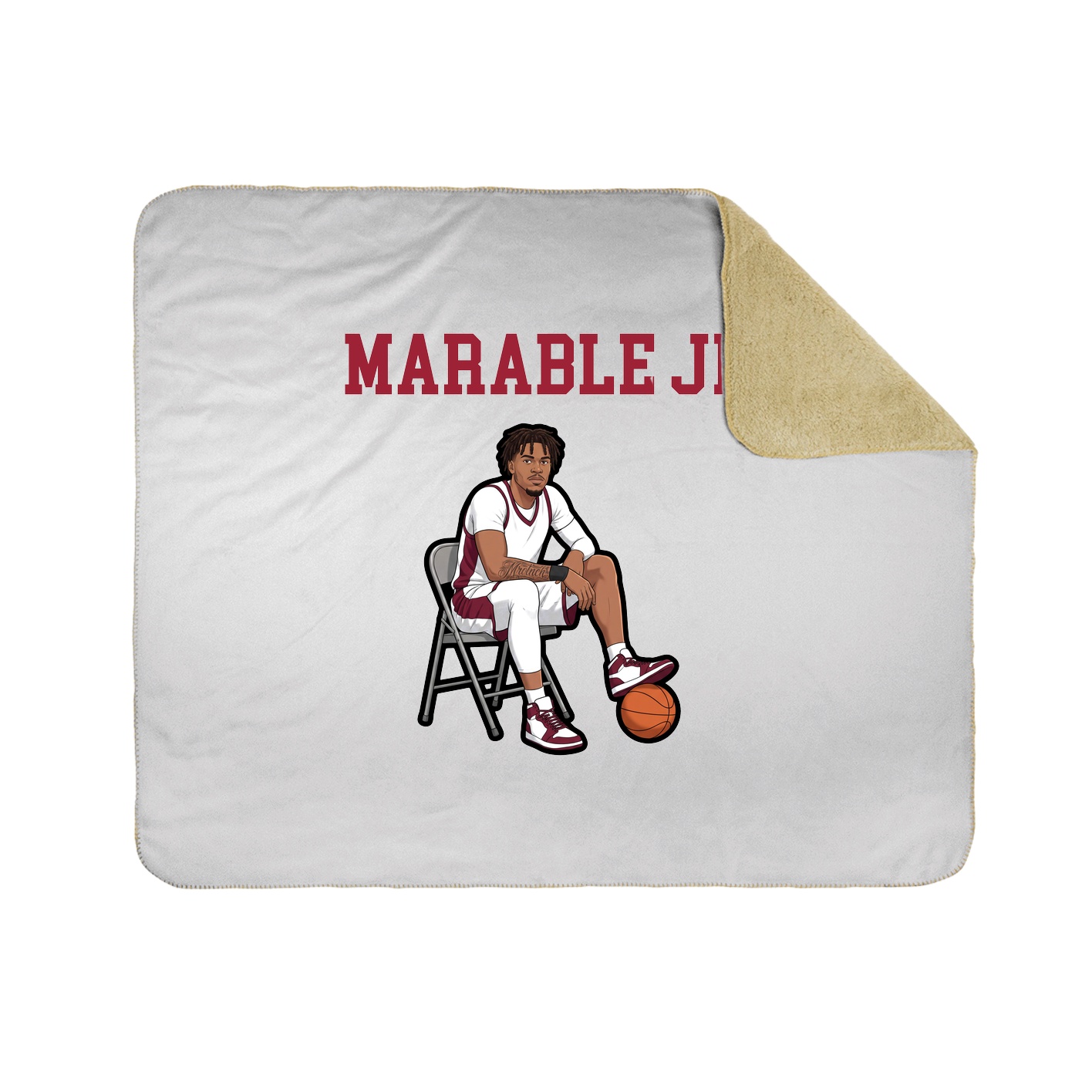 Throw Blanket — Shirsey in White