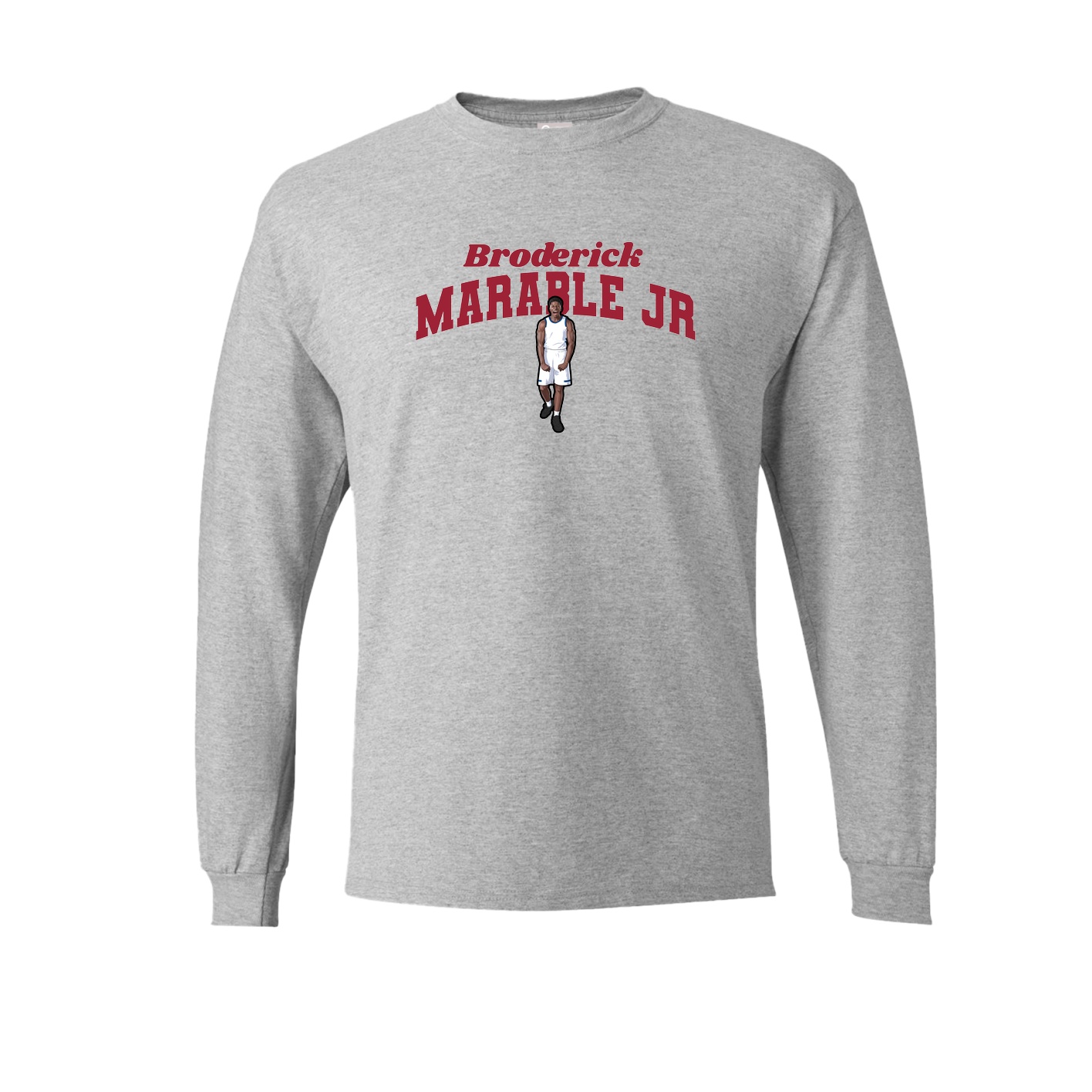 Long Sleeve Tee — Signature Arch in Grey