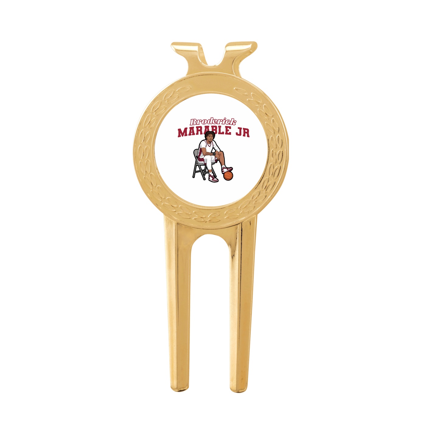Divot Tool with Ball Marker — Name Arch in Classic