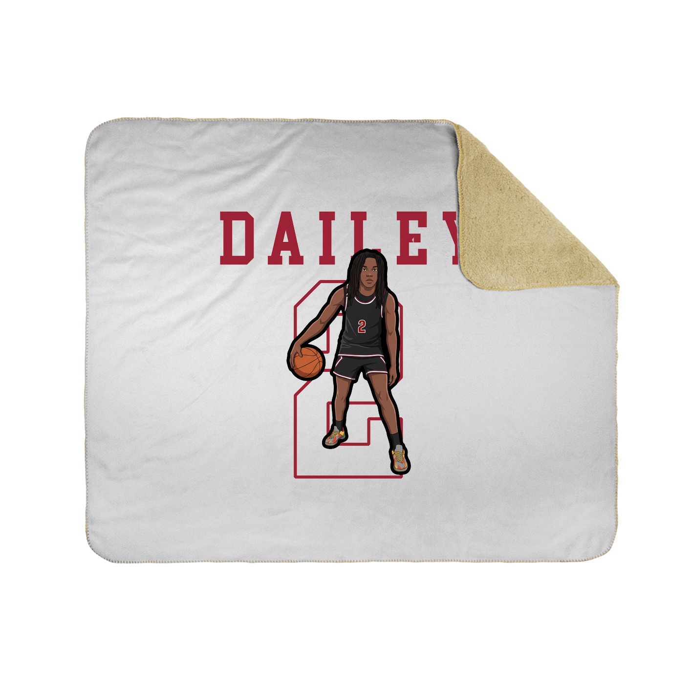 50x60 Sherpa Lined Throw Blanket