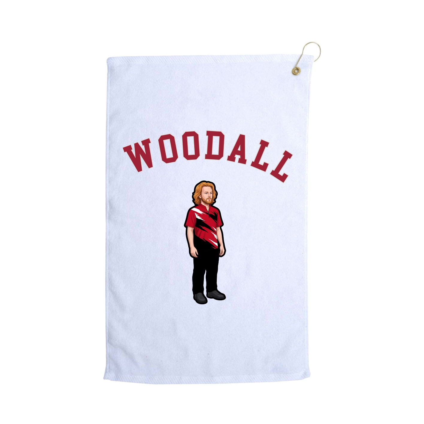 Golf Towel — Shirsey Arch in White