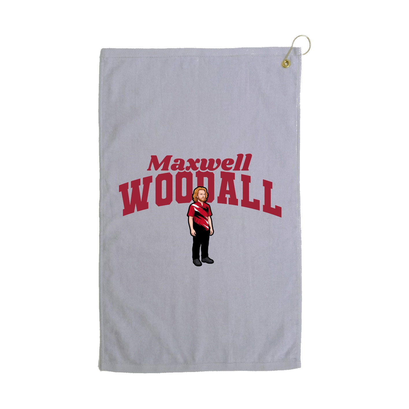 Golf Towel — Signature Arch in Grey