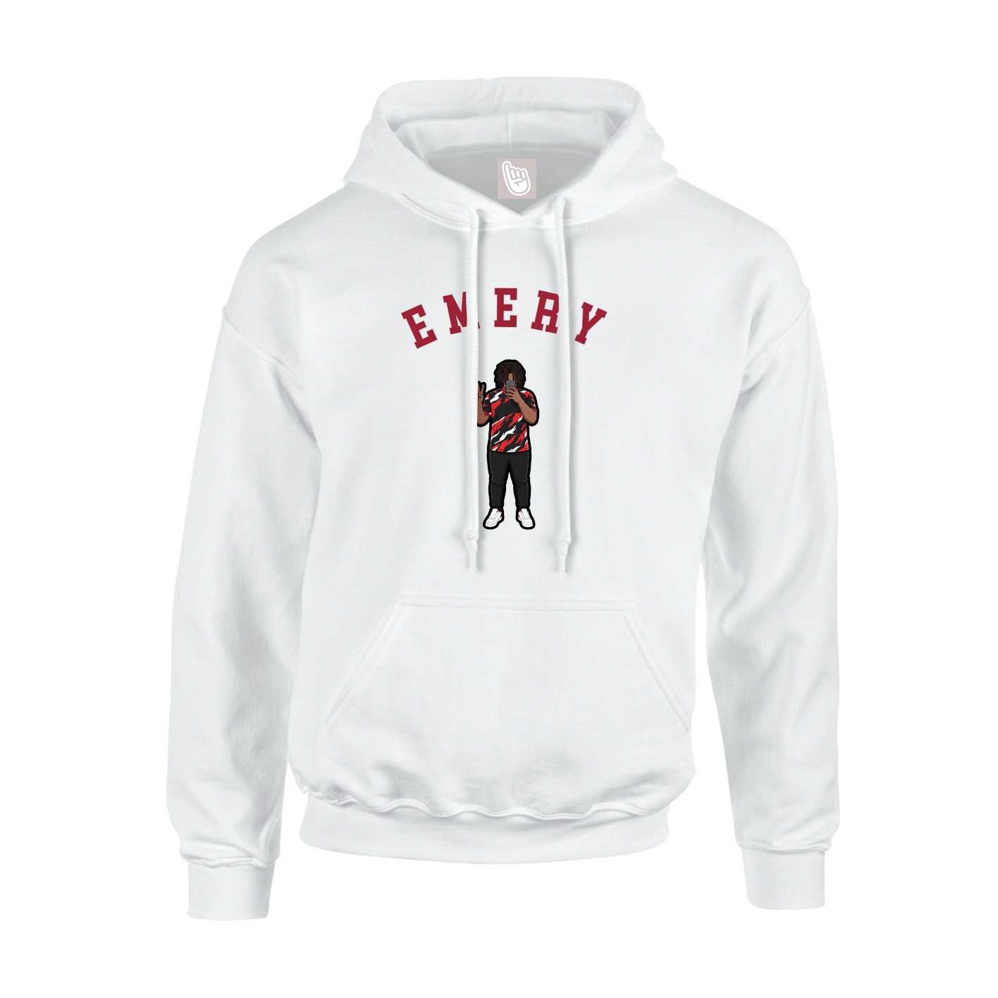 Hoodie — Shirsey Arch in White