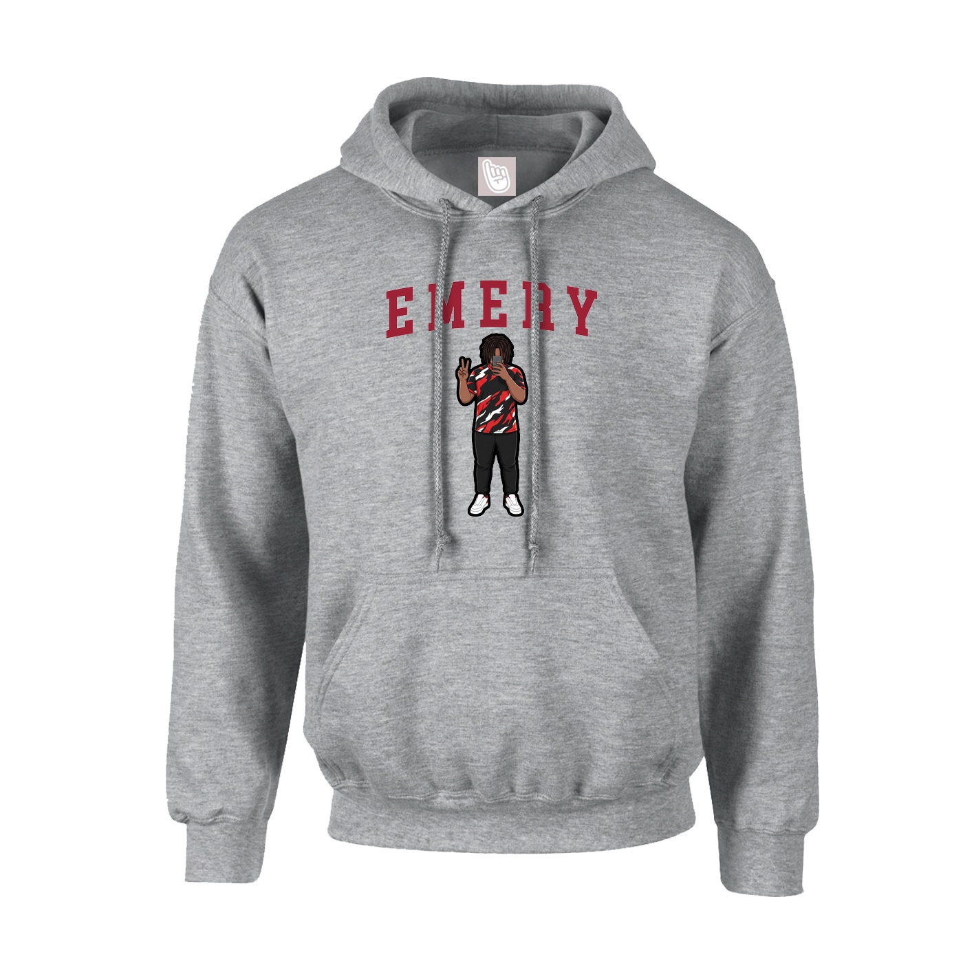 Hoodie — Shirsey in Grey