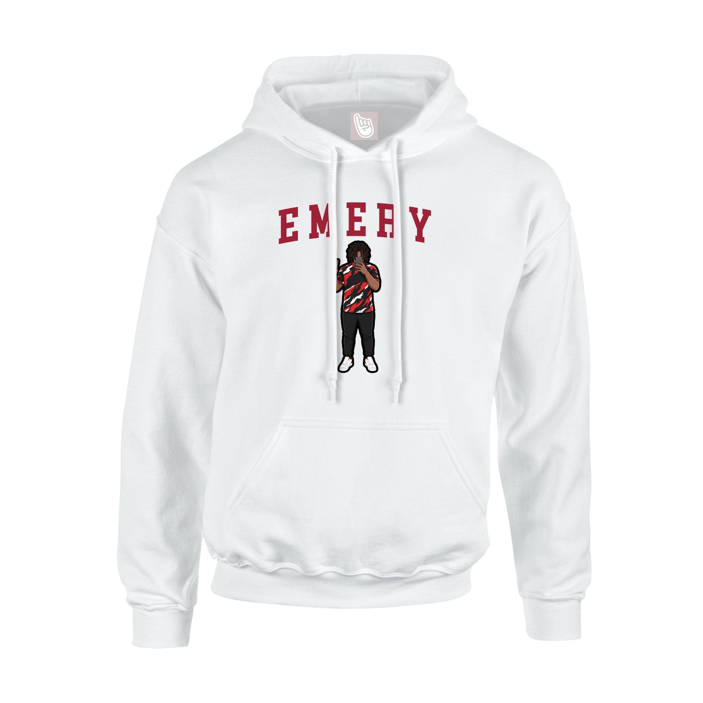 Youth Hoodie — Shirsey in White