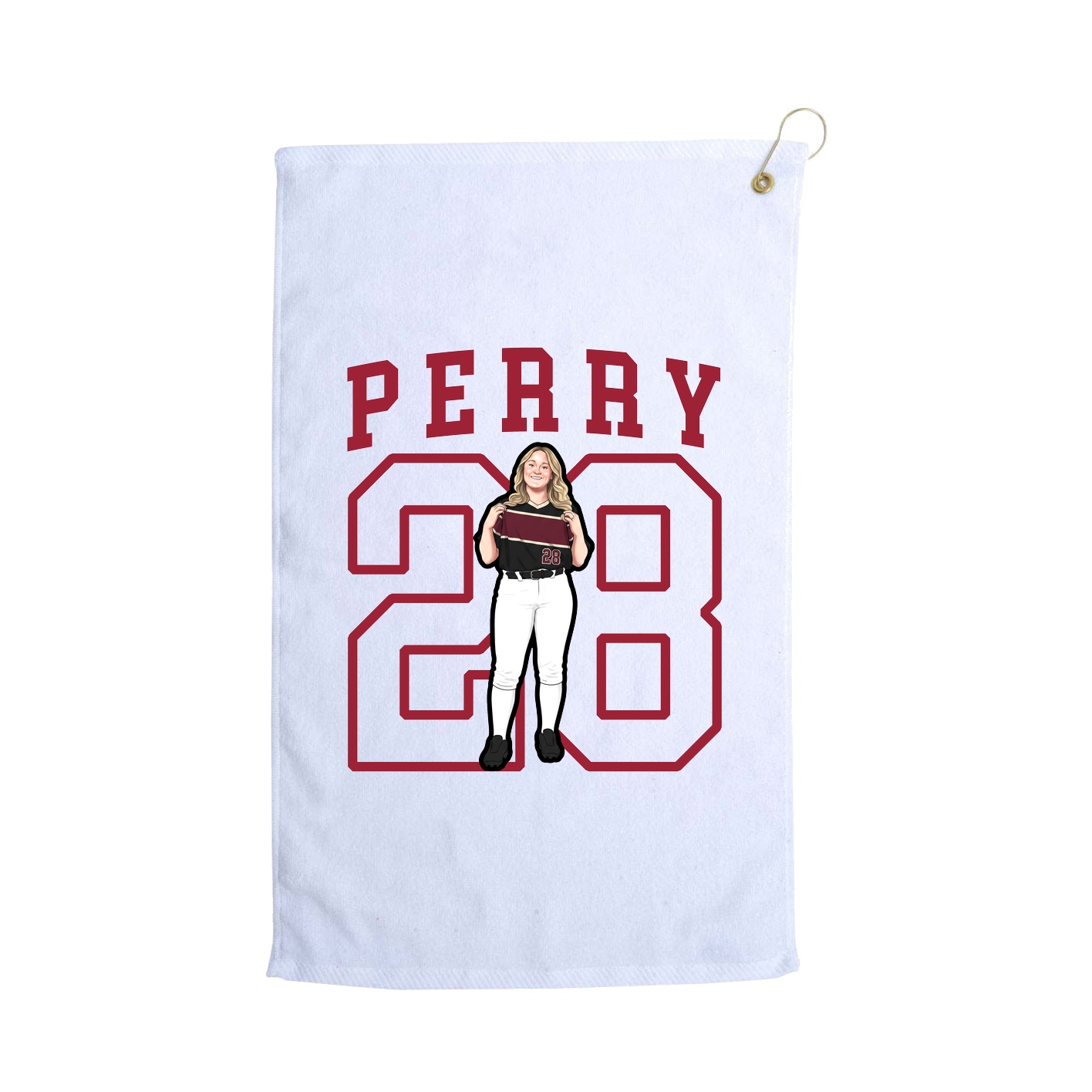 Golf Towel — Shirsey in White