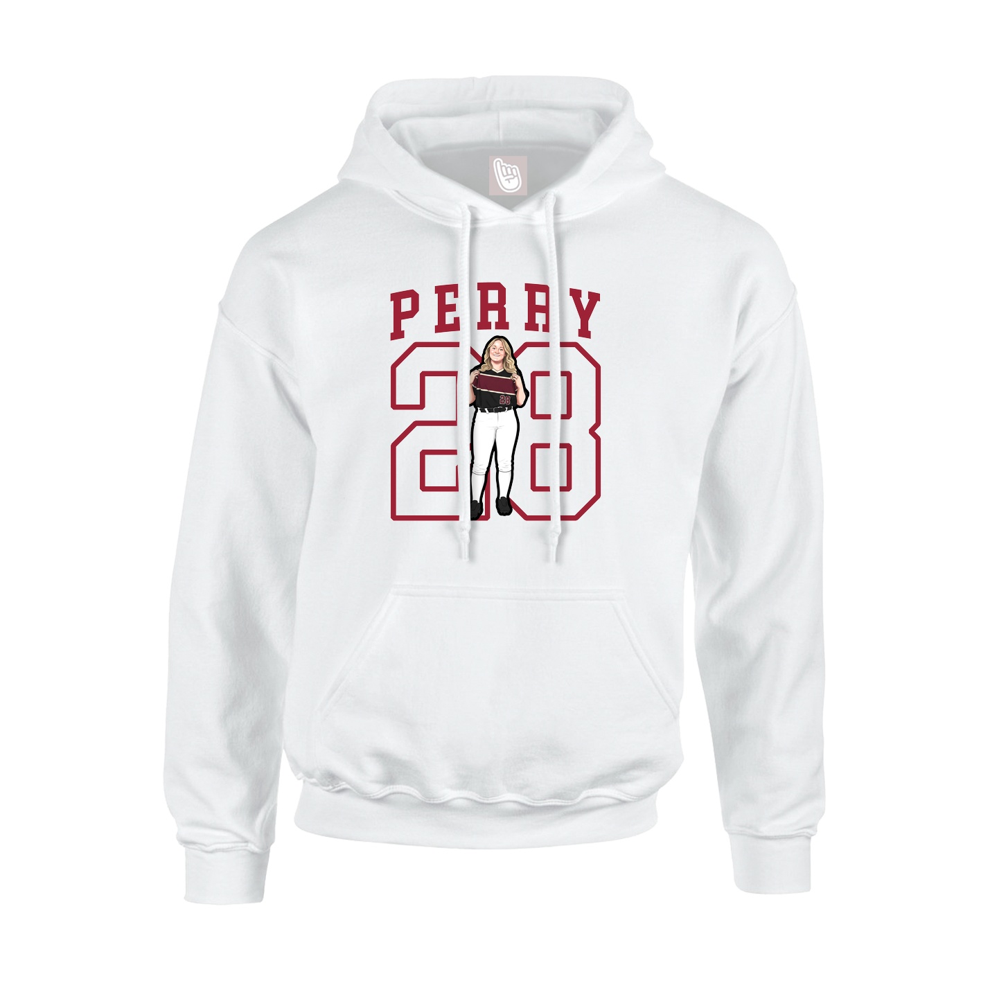 Youth Hoodie — Shirsey in White
