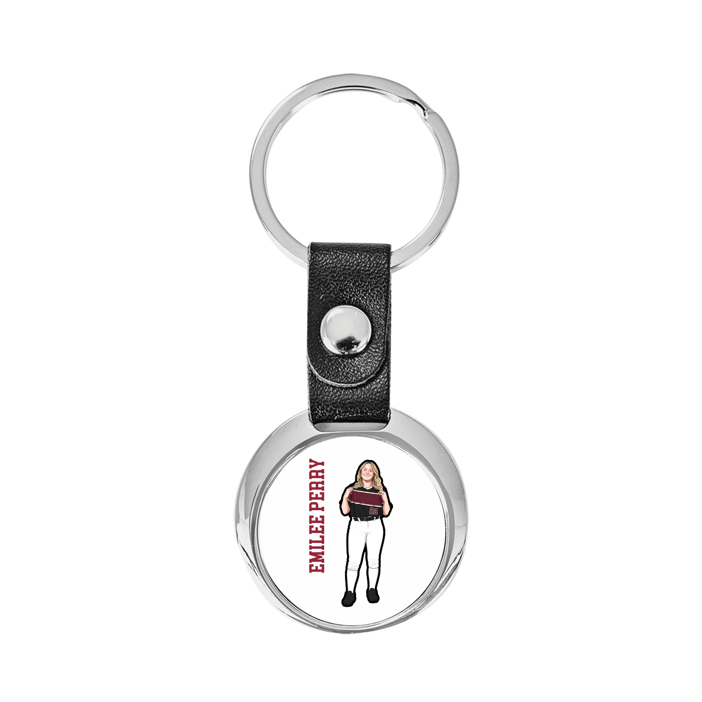 Key Chain — Name Vertical in Classic
