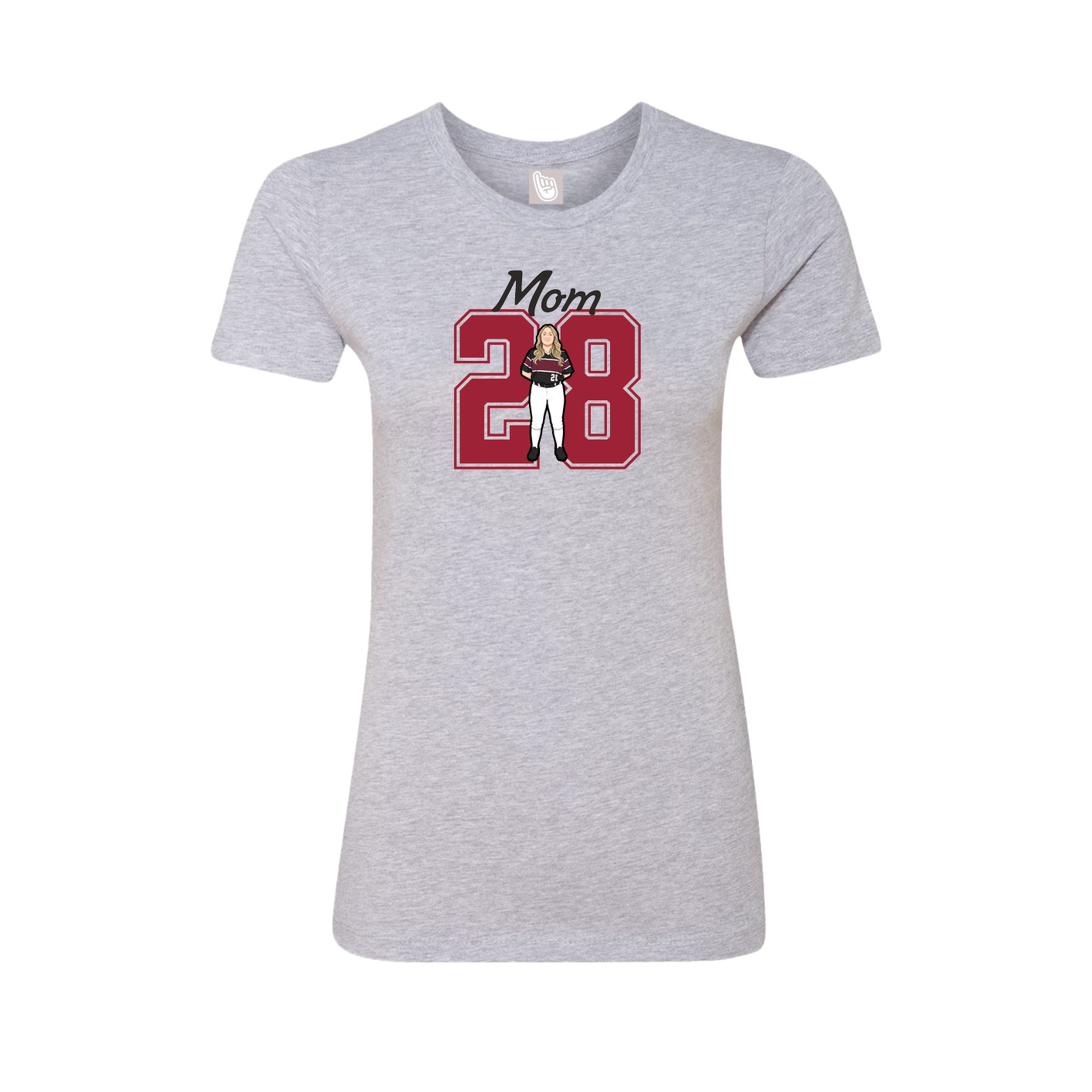 Womens Tee — Mothers Day Shirsey in Grey