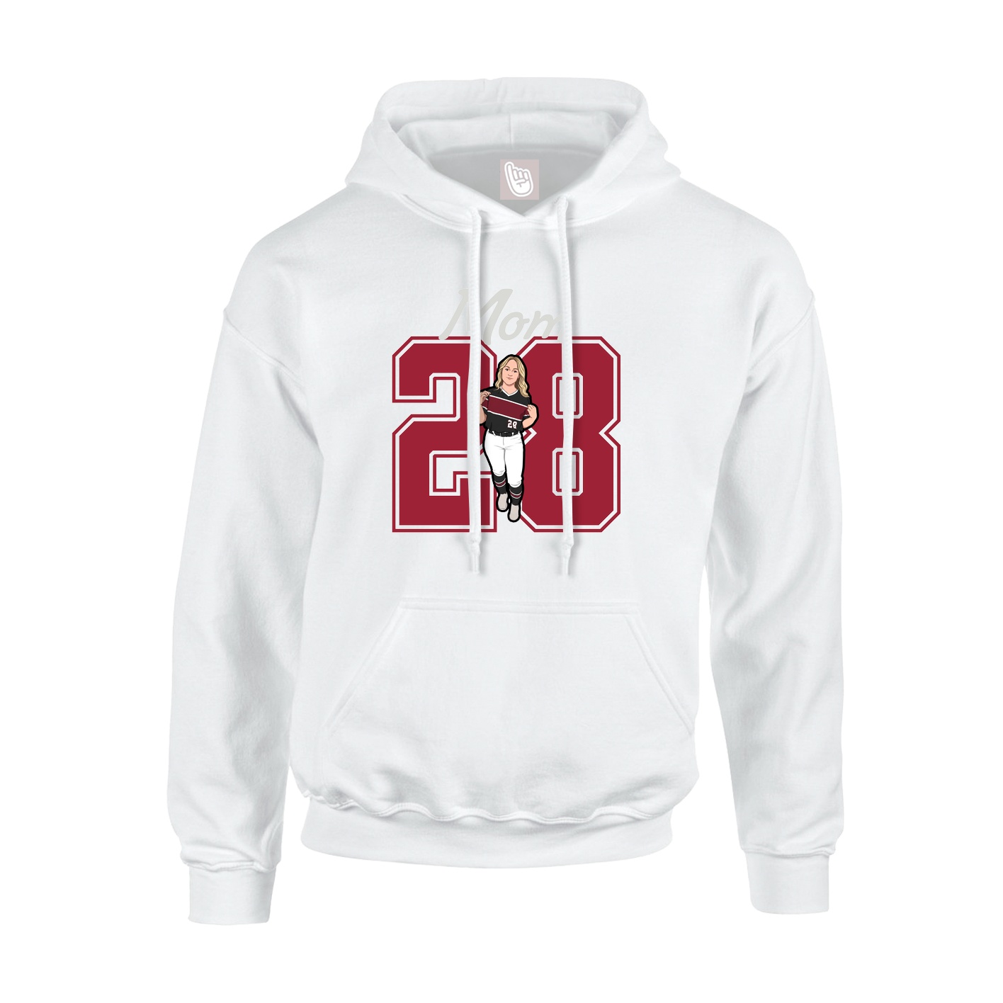 Youth Hoodie — Mothers Day Shirsey in White