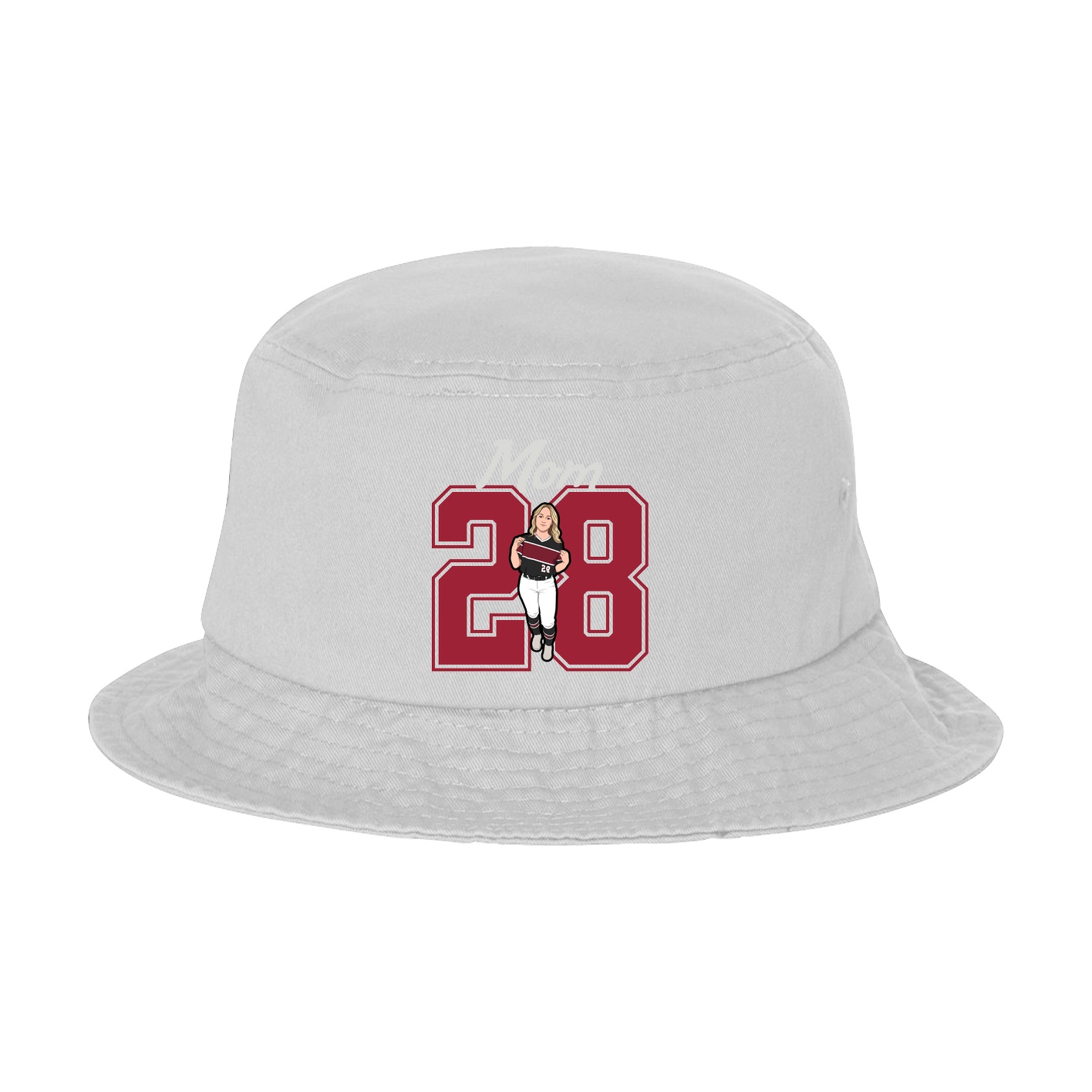 Bucket Cap — Mothers Day Shirsey in White