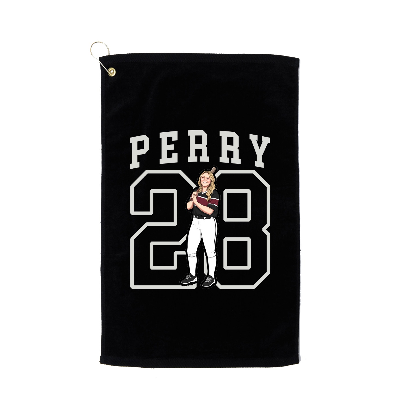 Golf Towel — Shirsey in Black