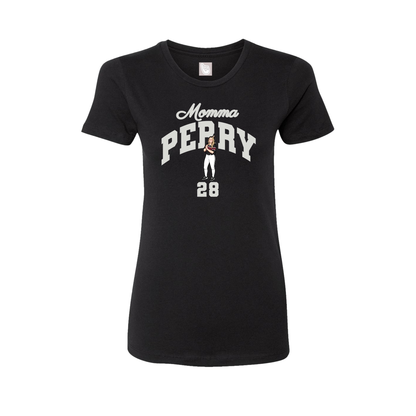 Womens Tee — Mothers Day Arch in Black