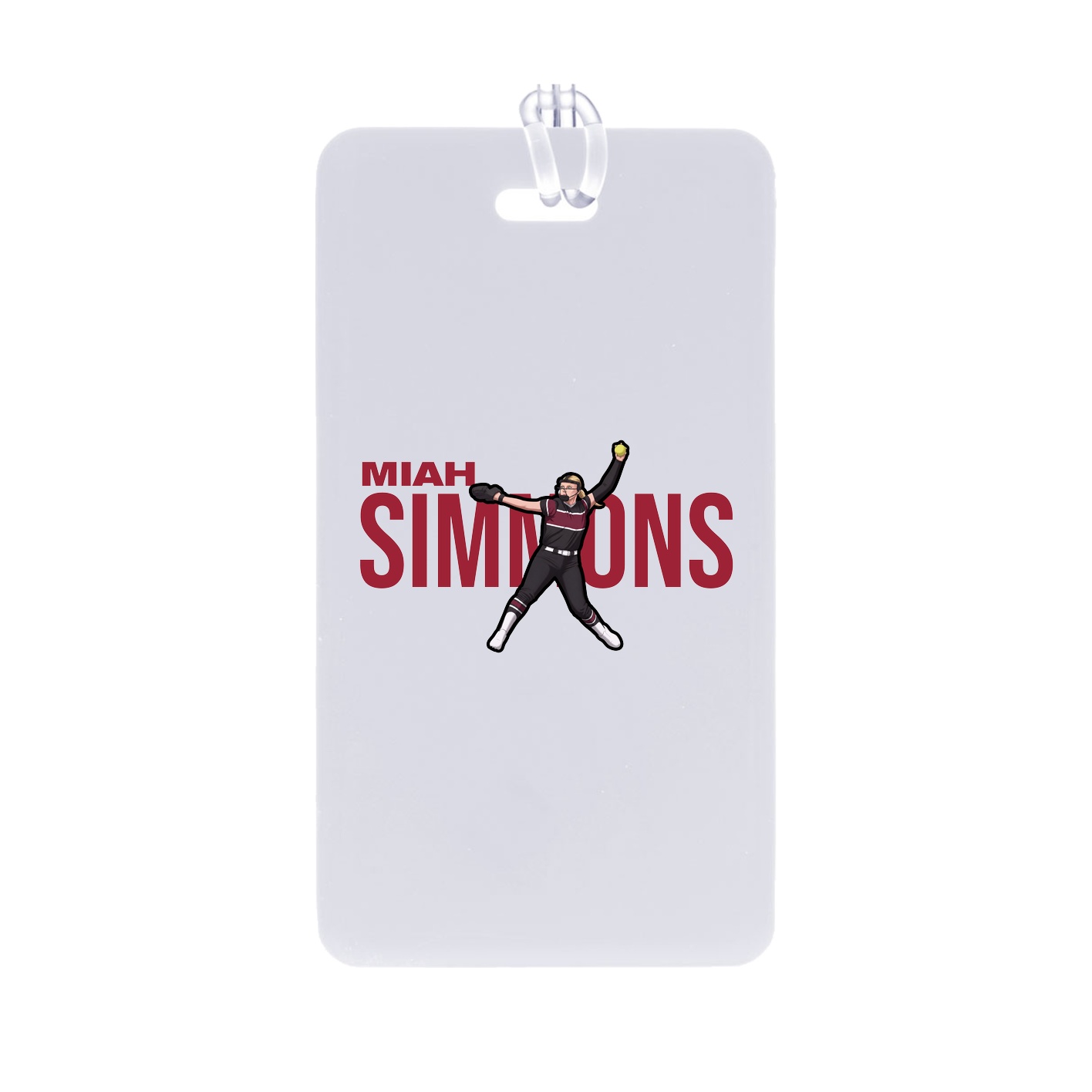 Bag Tag — Player Name in Classic