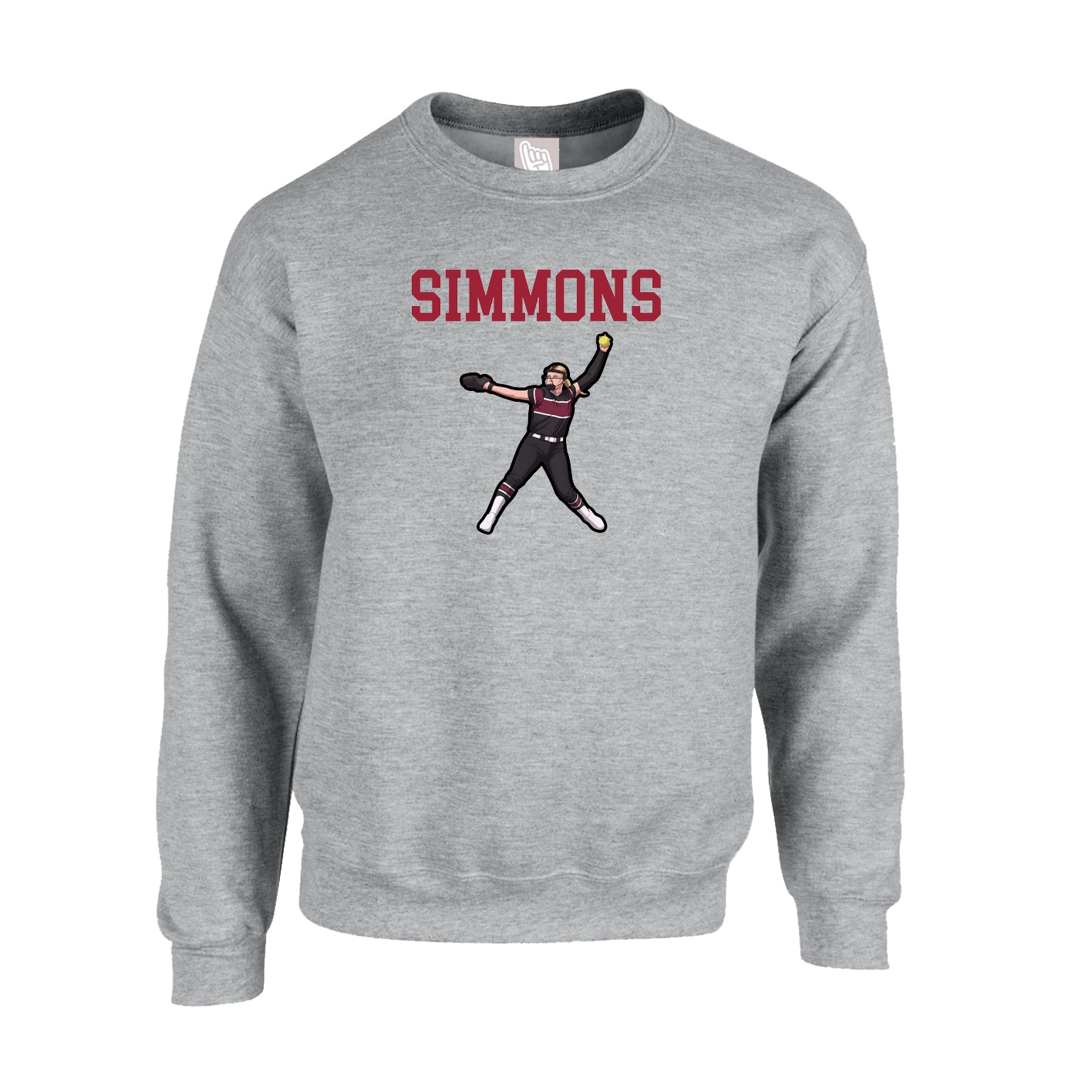 Fleece Crew — Shirsey in Grey