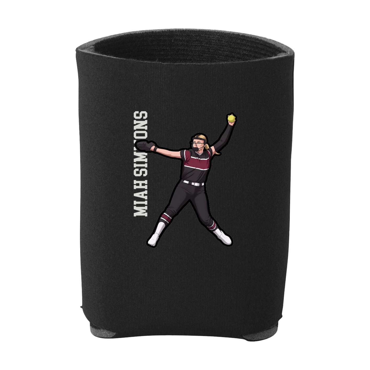 Can Holder — Name Vertical in Black