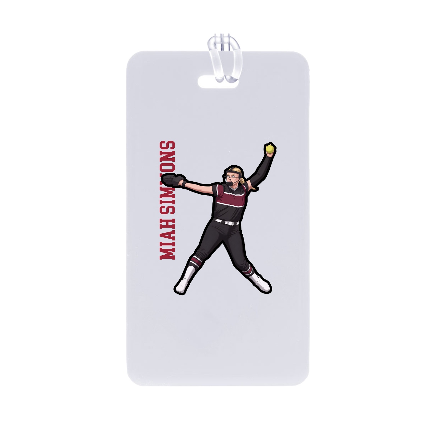Bag Tag — Name Vertical in Classic