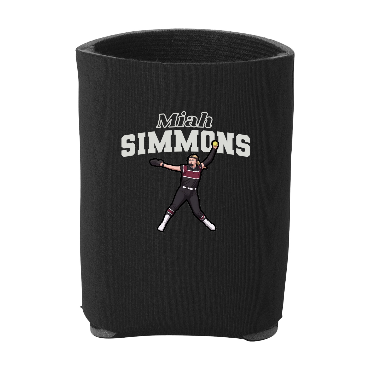Can Holder — Name Arch in Black