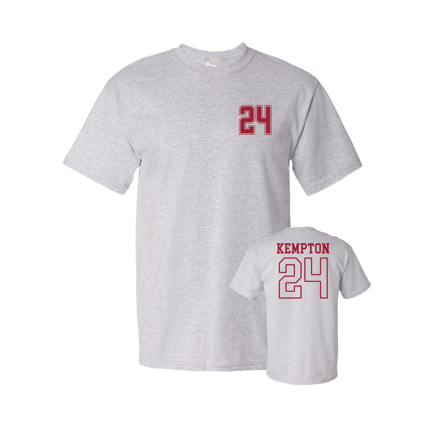 Tee — Chest Back in Grey