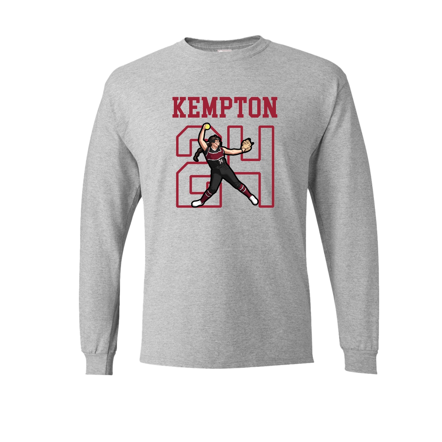 Long Sleeve Tee — Shirsey in Grey