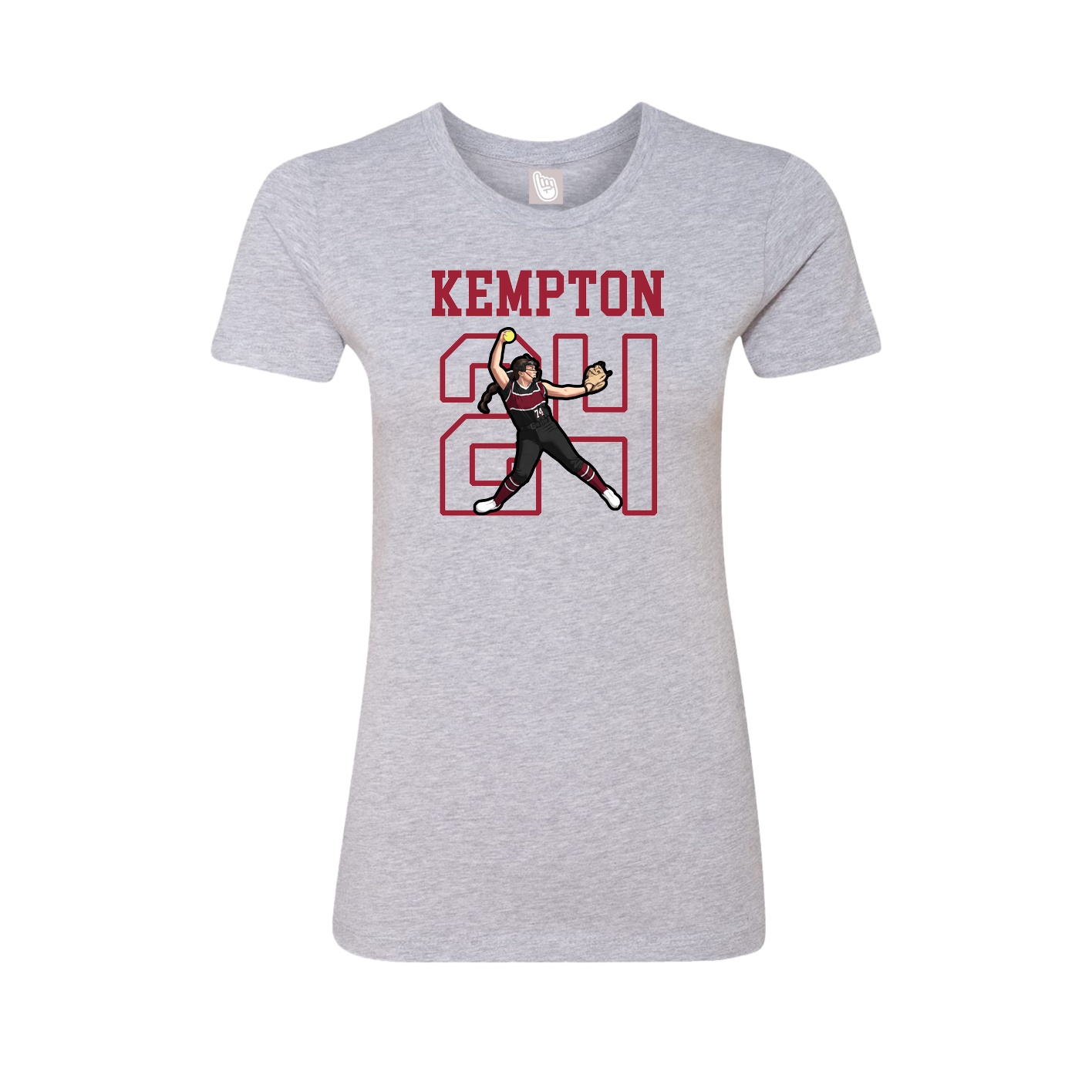 Fitted Women's Tee — Shirsey in Grey