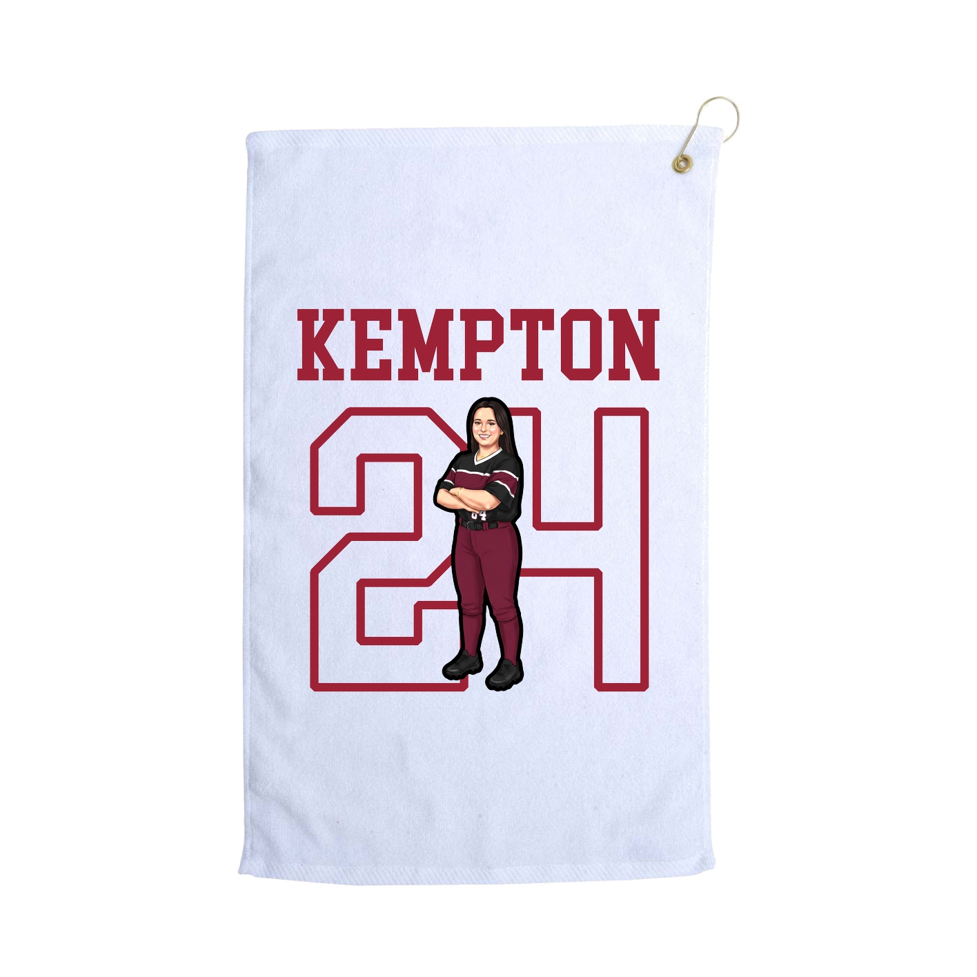 Golf Towel — Shirsey in White