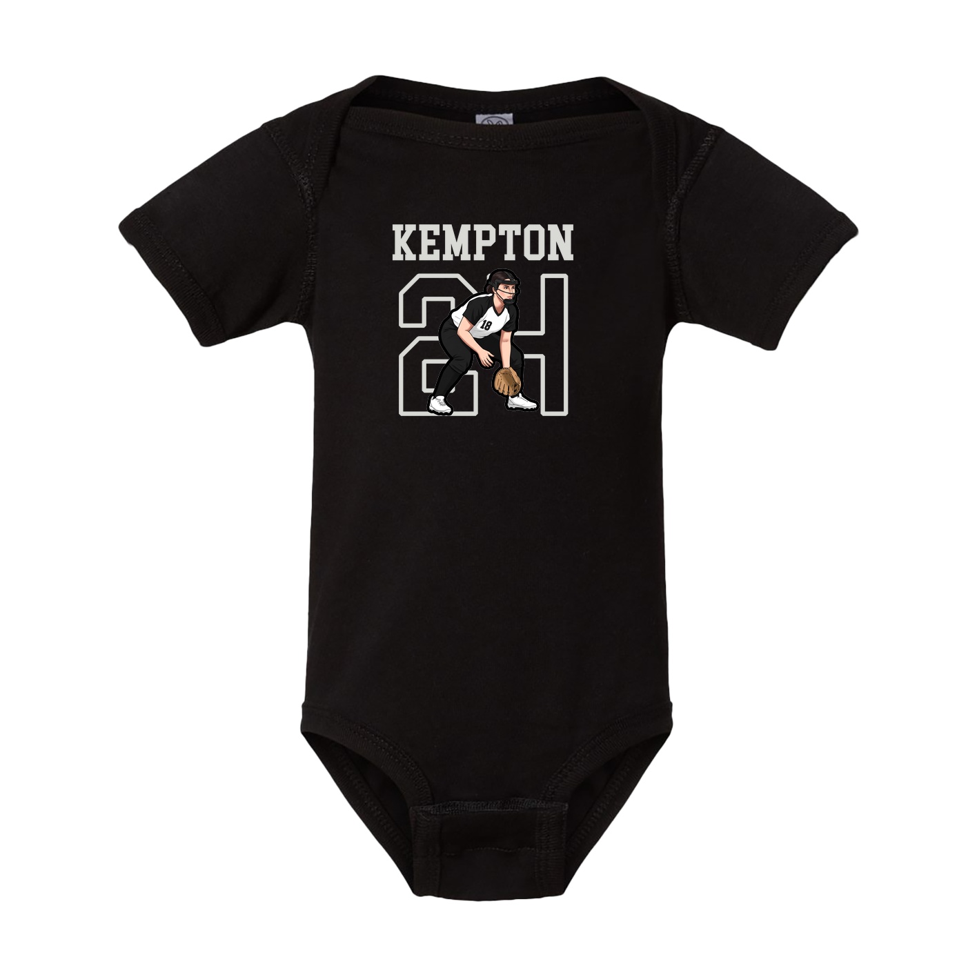 Baby Onesie — Shirsey in Black