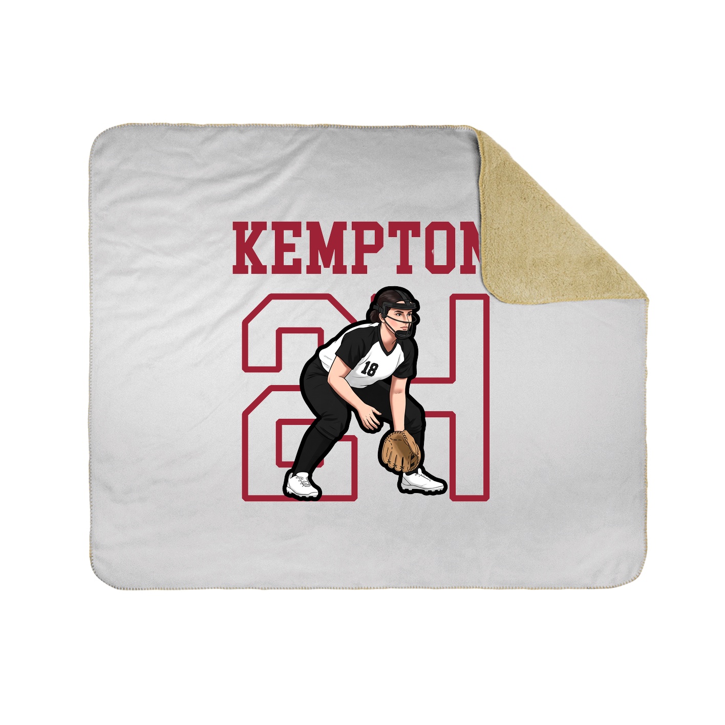 Throw Blanket — Shirsey in White