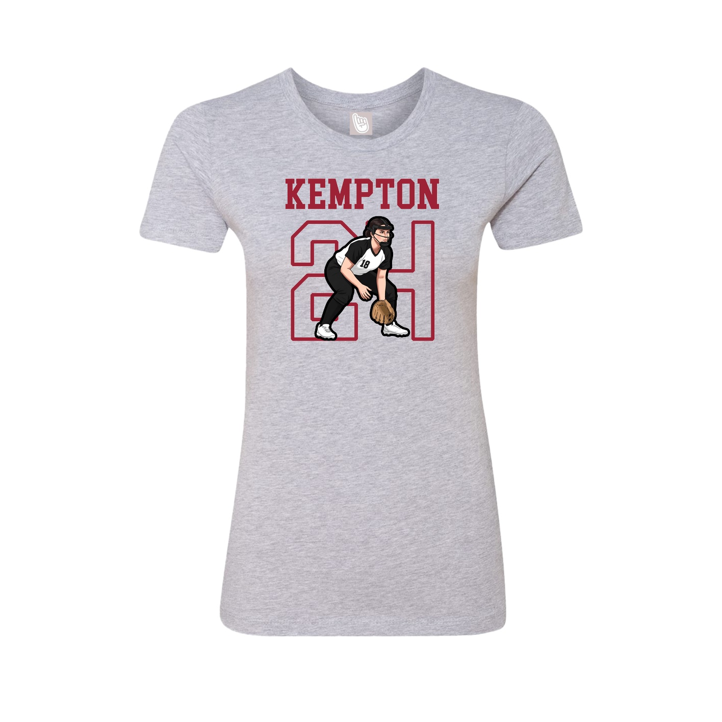Fitted Women's Tee — Shirsey in Grey