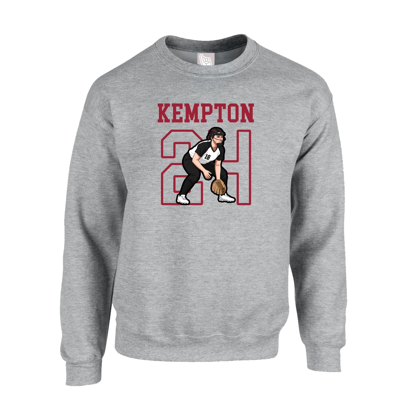 Fleece Crew — Shirsey in Grey