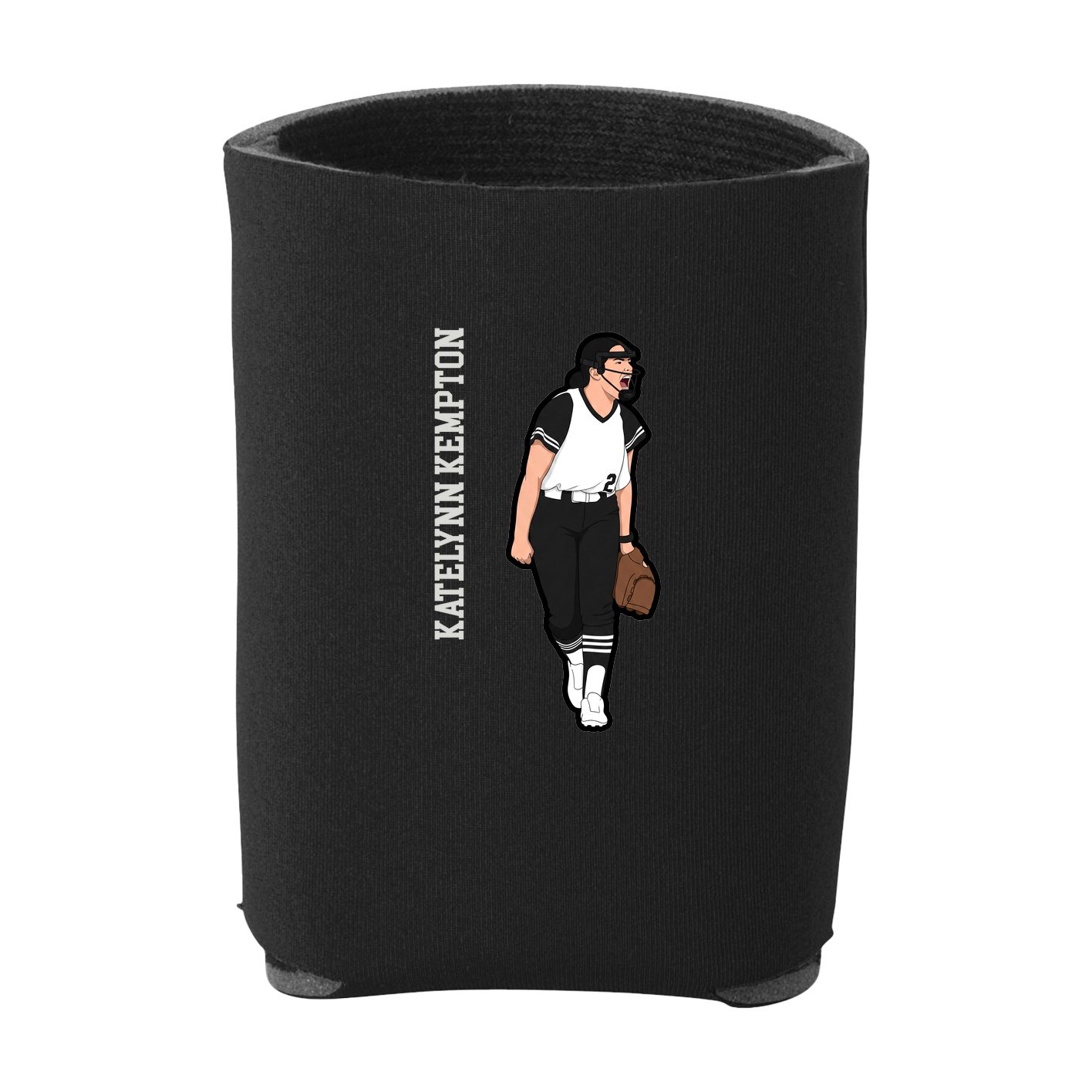 Can Holder — Name Vertical in Black