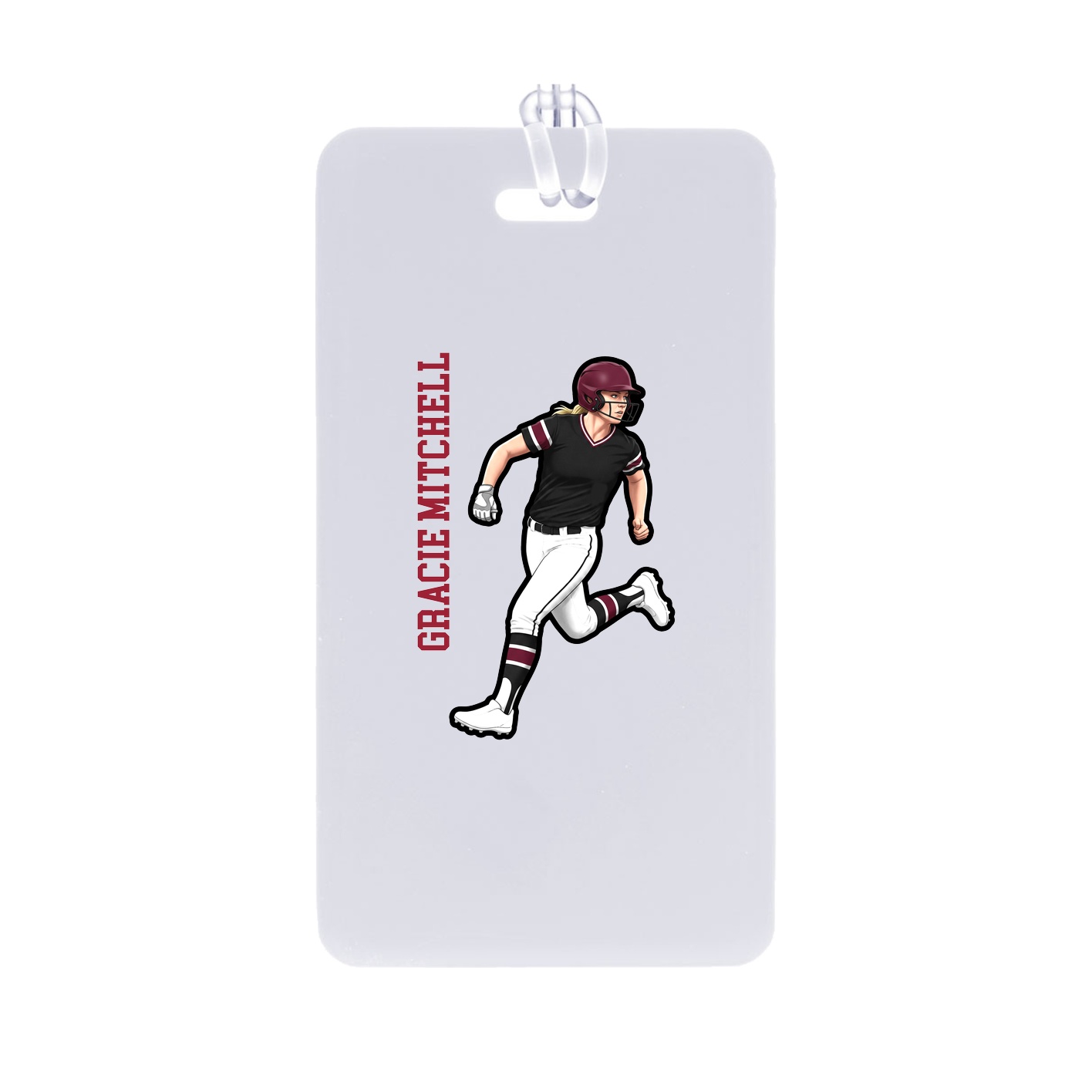Bag Tag — Name Vertical in Classic