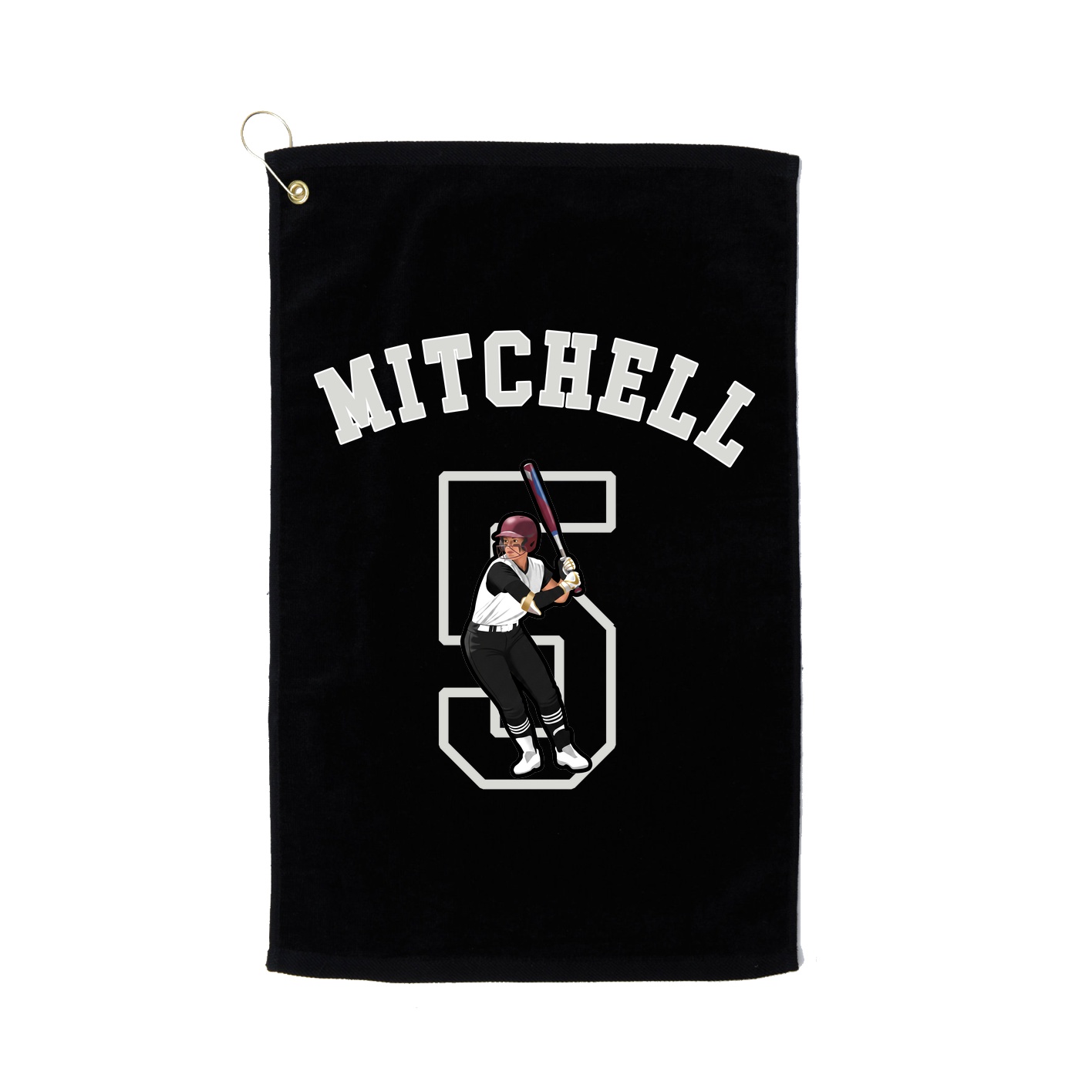 Golf Towel — Shirsey Arch in Black