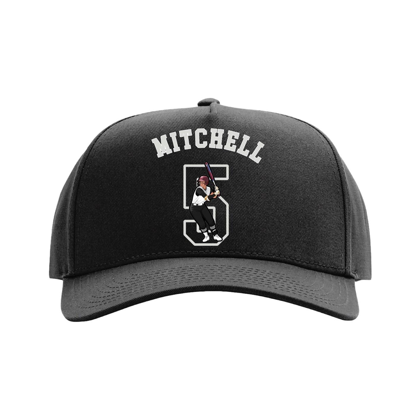 Full Fabric Five-Panel Champ Cap