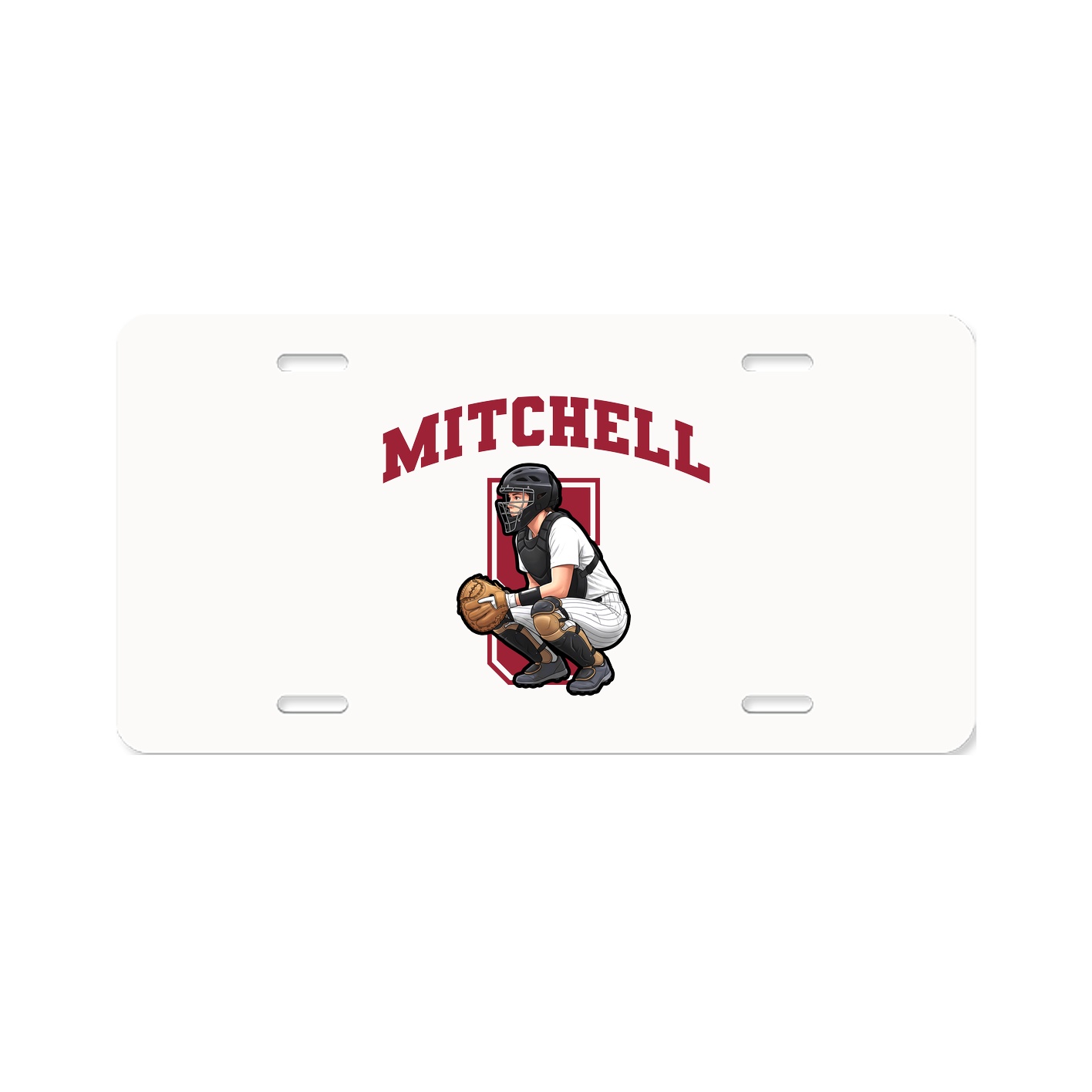 License Plate — Number in Classic