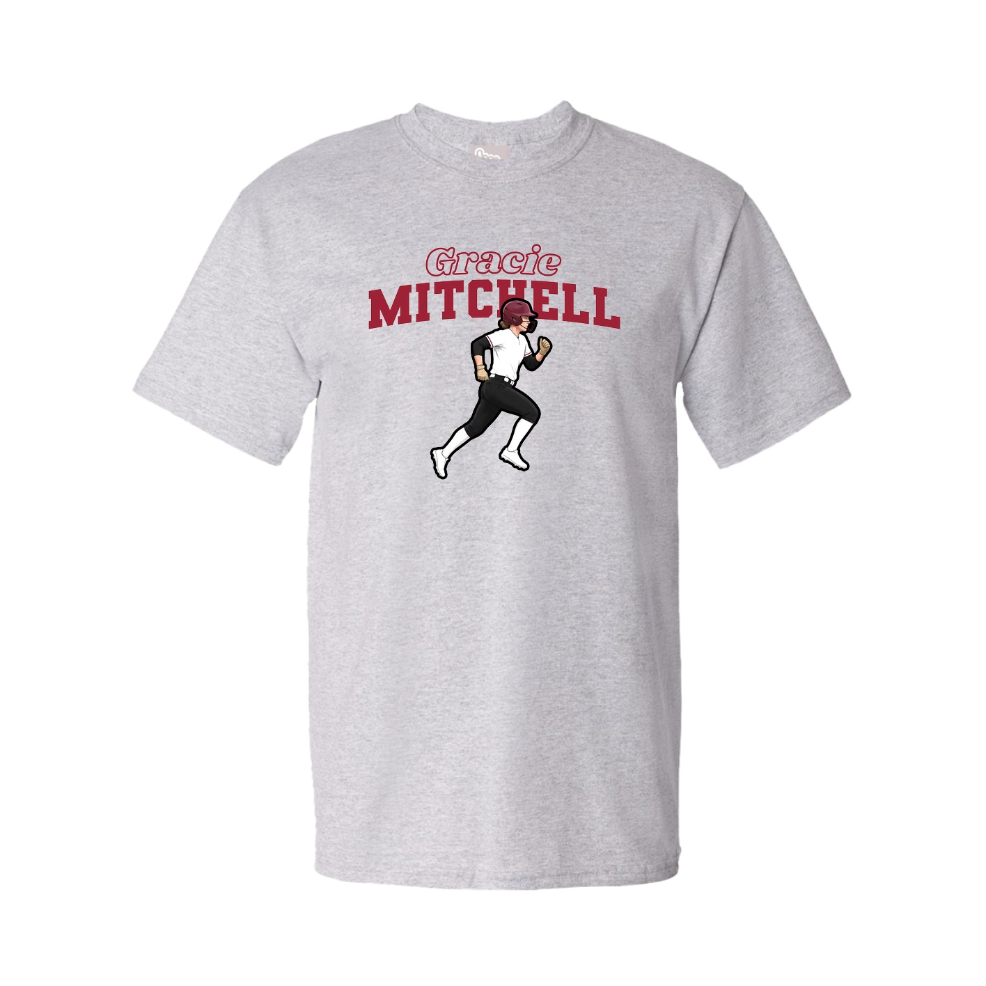Tee — Name Arch in Grey