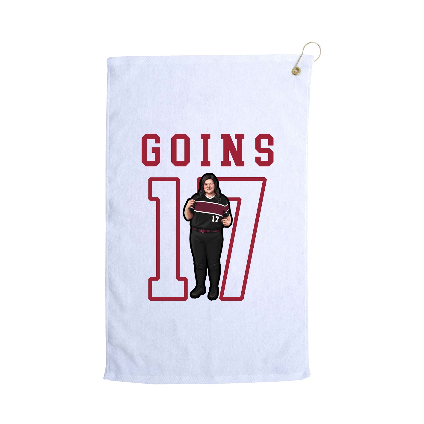 Golf Towel — Shirsey in White