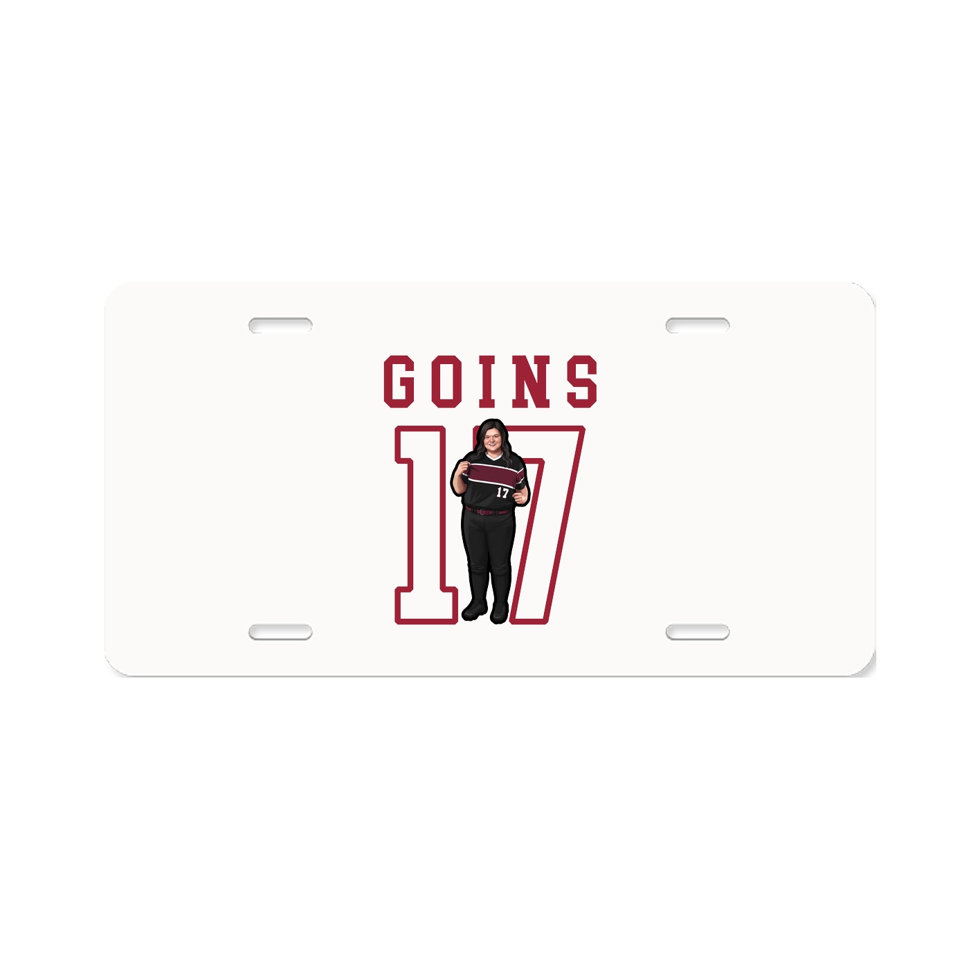 License Plate — Shirsey in Classic