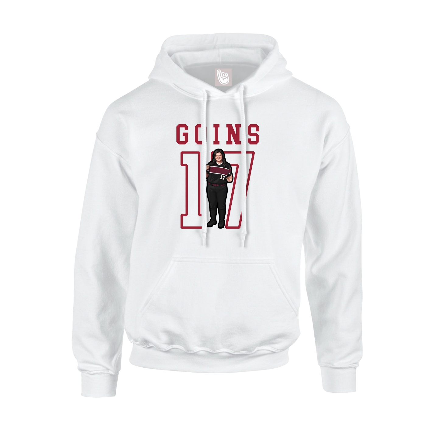 Youth Hoodie — Shirsey in White