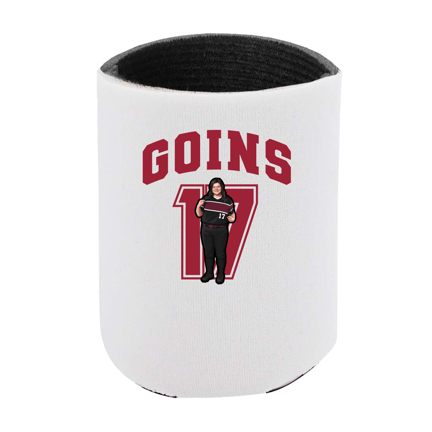 Can Holder — Number in White