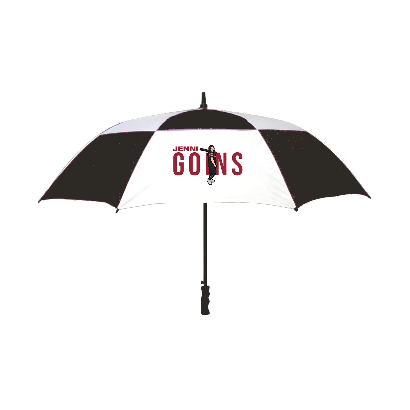 Golf Umbrella — Player Name in Black
